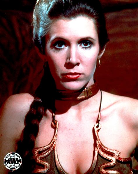 carrie fisher on slave leia