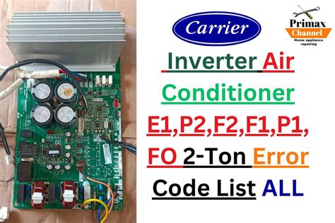 Carrier Ac E1 Code