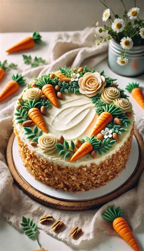 Carrot Cake Easter Design