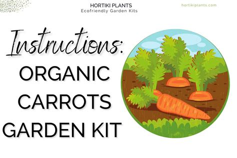 Carrot Growing Kit Instructions