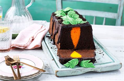 Carrot Shaped Easter Cake