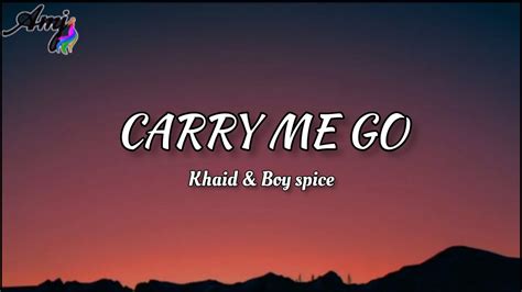 carry me go lyrics by wizkid