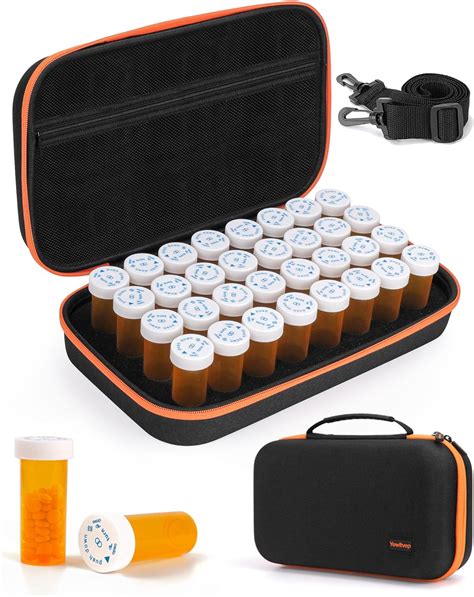 Carrying Case Pill Bottles