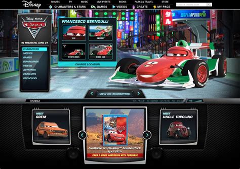 cars 2 official site