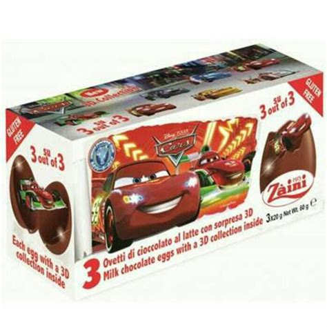 cars 2 zaini chocolate eggs