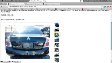 cars for sale on craigslist by owner in fla