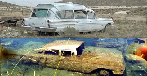 cars found in water