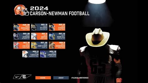 carson newman schedule 2024