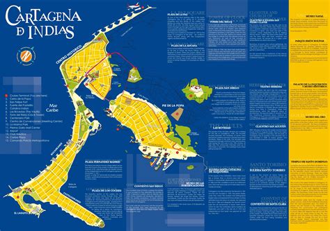 cartagena cruise port map