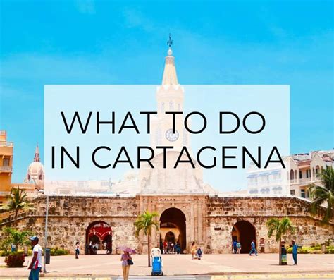 cartagena itinerary 4 days