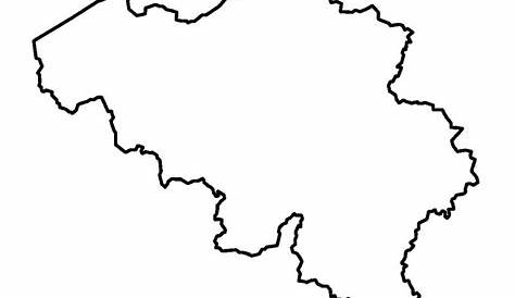 Belgique carte géographique gratuite, carte géographique muette