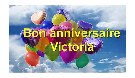 Bon anniversaire à ma petite fille Victoria..qui fête ses