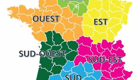 Carte de france ouest détaillée - tout degorgement