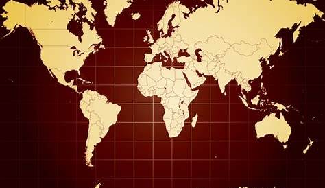 Carte du monde muette avec les pays