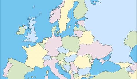L'échelon Idéal: Carte De L'europe à Compléter