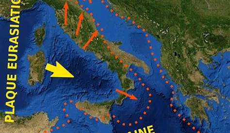 Carte Plaque Tectonique Italie Pourquoi L' Trembletelle Autant