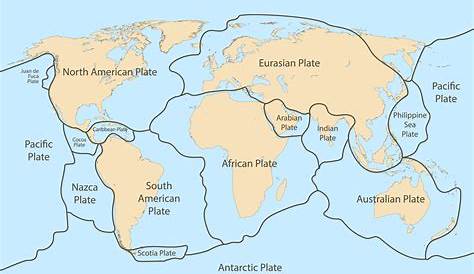 Combien de plaques tectoniques compte la Terre ? Plaque