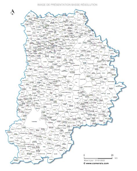 Carte des nouveaux arrondissements de SeineetMarne avec villes et