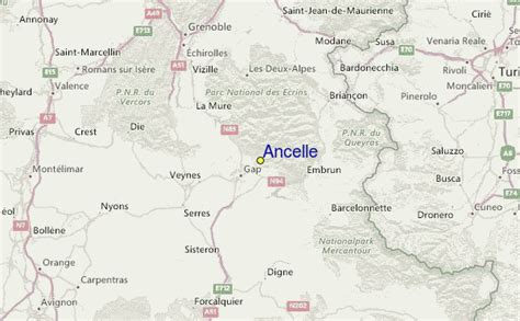 Ancelle Ski Map