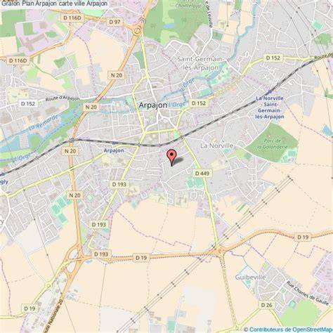 Carte de Arpajon