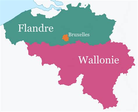 carte belgique flandre wallonie