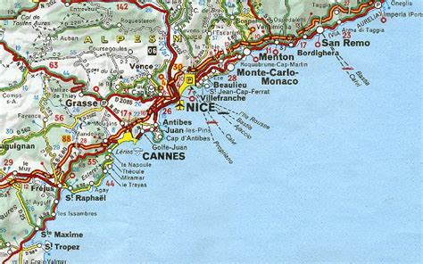 Cannes Map Tourist Attractions France attractions, Nice france map
