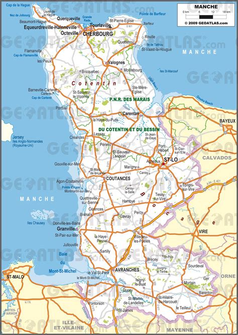 Manche carte géographique gratuite, carte géographique muette gratuite