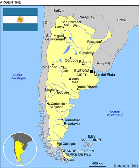 Carte Argentine ≡ Voyage Carte Plan