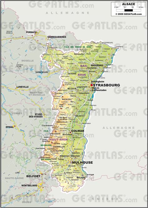 Carte d Alsace » Vacances Arts Guides Voyages