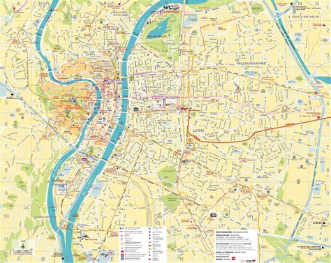 Lyon mapa mapa de Lyon pdf (AuvergneRhôneAlpes (França)
