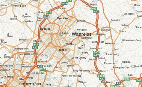 CARTE WATTRELOS cartes de Wattrelos 59150