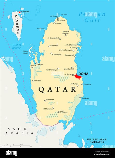 Doha tourist map