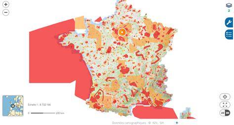 La carte interactive Geoportail drones de loisir est en ligne