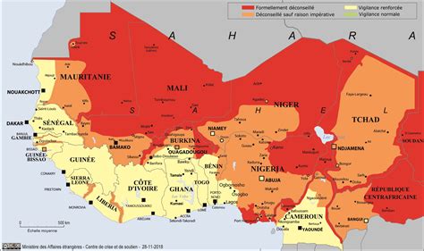 carte du monde sahel