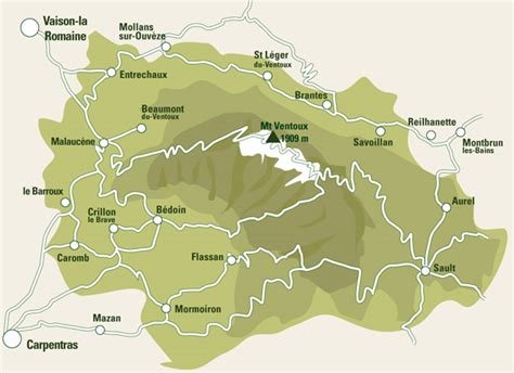 LUBERON MONT VENTOUX 34 carte touristique IGN nostromoweb