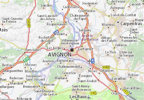 Avignon Mapa Mapa