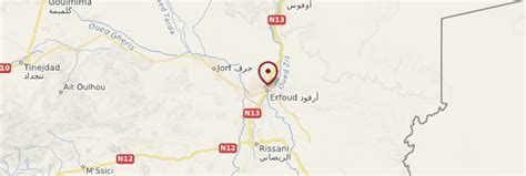 Where is Erfoud on map Morocco