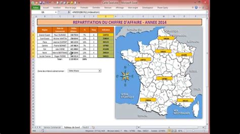 Carte De France Départements Excel Modifiable Gratuite / Cartes
