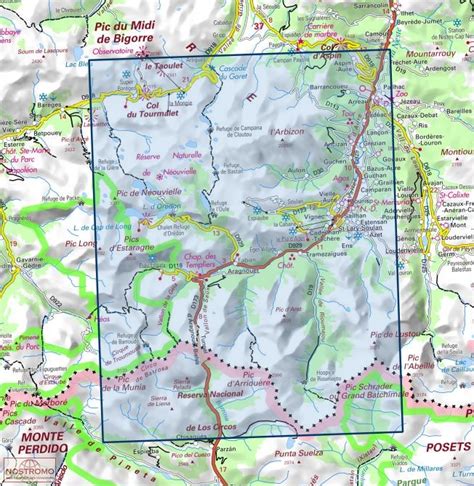 7 Carte IGN 1748 OT Gavarnie Le Blog d'Ombres Blanches
