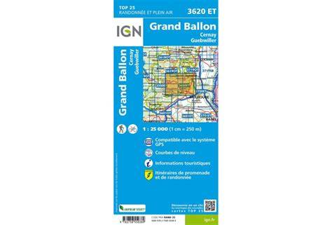 Carte IGN 3620SB Lure Mélisey