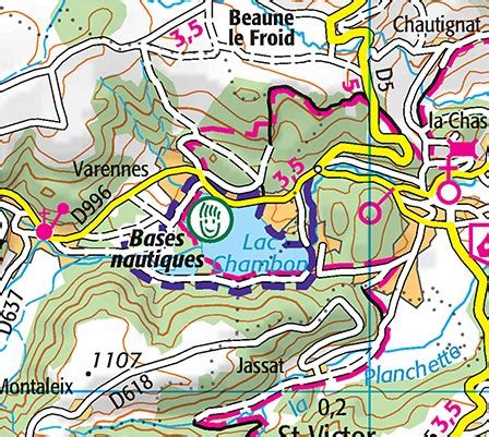 Carte satellite IGN au 1 25 000 pour GPS Rhone