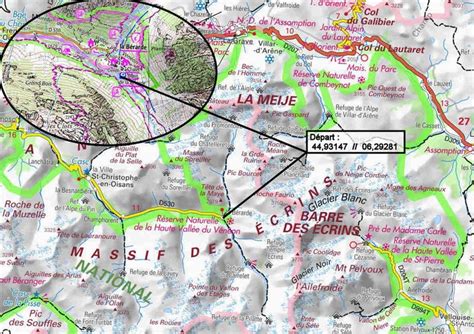Trace GPS La Bérarde, itinéraire, parcours