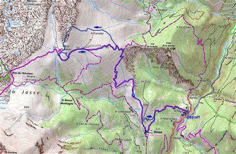 Trace GPS Le Taillefer (Taillefer), itinéraire, parcours