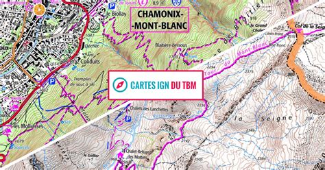 TMB map The Trek