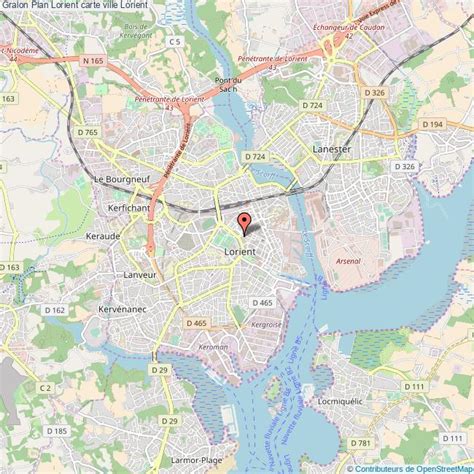Plan de Lorient Voyages Cartes