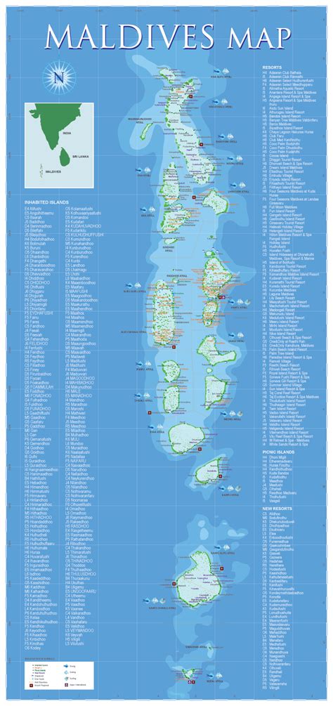 Detailed travel map of Maldives Maldives Asia Mapsland Maps of