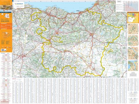 Northern Spain Michelin Map, Buy Map of Northern Spain Mapworld