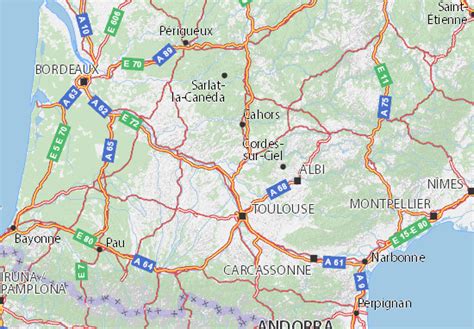 337 LOT TARN ET GARONNE Michelin road map nostromoweb