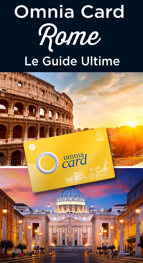 Carte Omnia, le pass touristique le plus complet pour visiter Rome