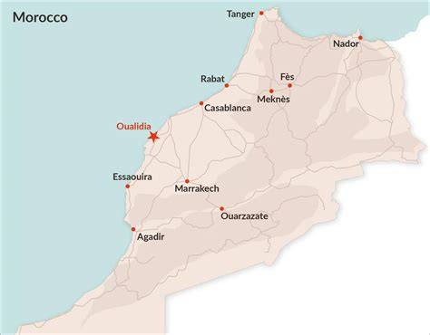 Geographical and geological framework of Oualidia and Sidi Moussa